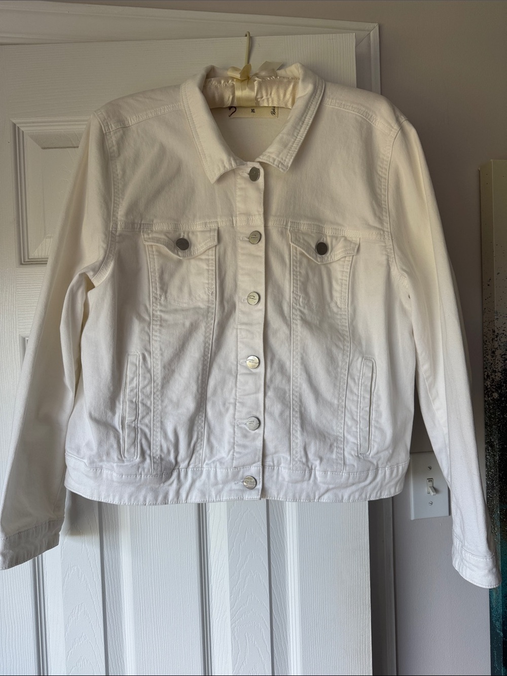Classic White Denim Jacket